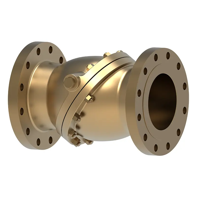 Bronz eğik disk çek valfı