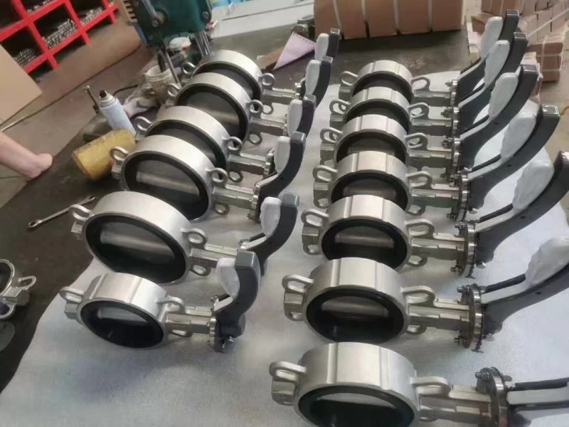 Duplex Steel Lever Wafer Butterfly Valve