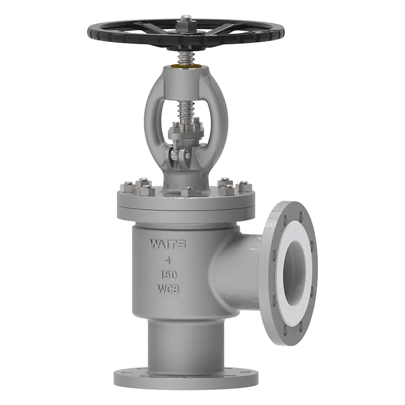 PTFE astarlı açılı küre valfı‌‌